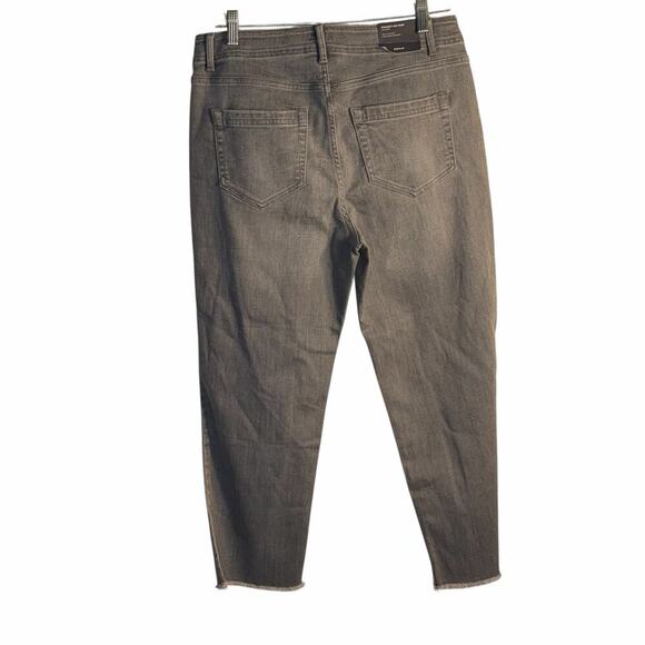 J.Jill High-Rise Straight-Leg Crop Jeans Lead Wash Size 8 NWT - Picture 3 of 9